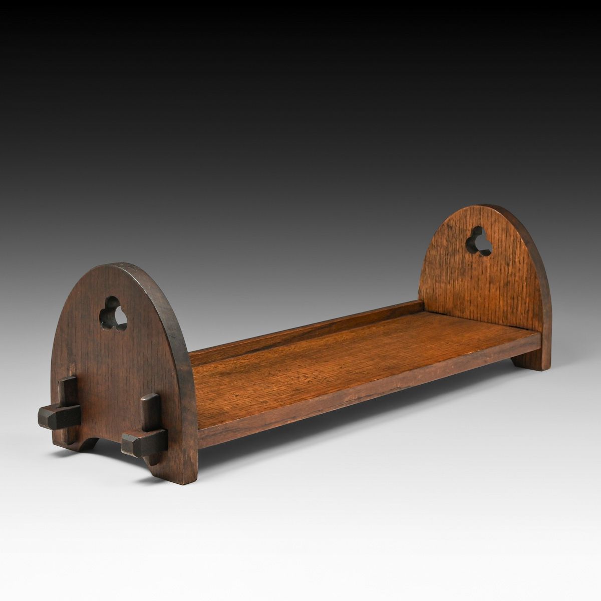 Roycroft Oak Little Journey's Table-Top Bookrack c1920s
