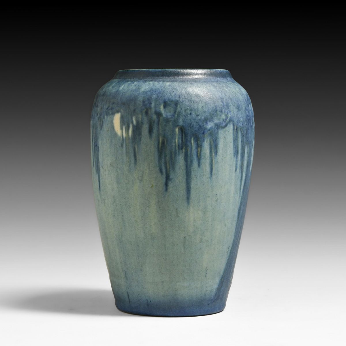 Newcomb College Aurelia Arbo Moonlit Scenic Moss Vase c1930
