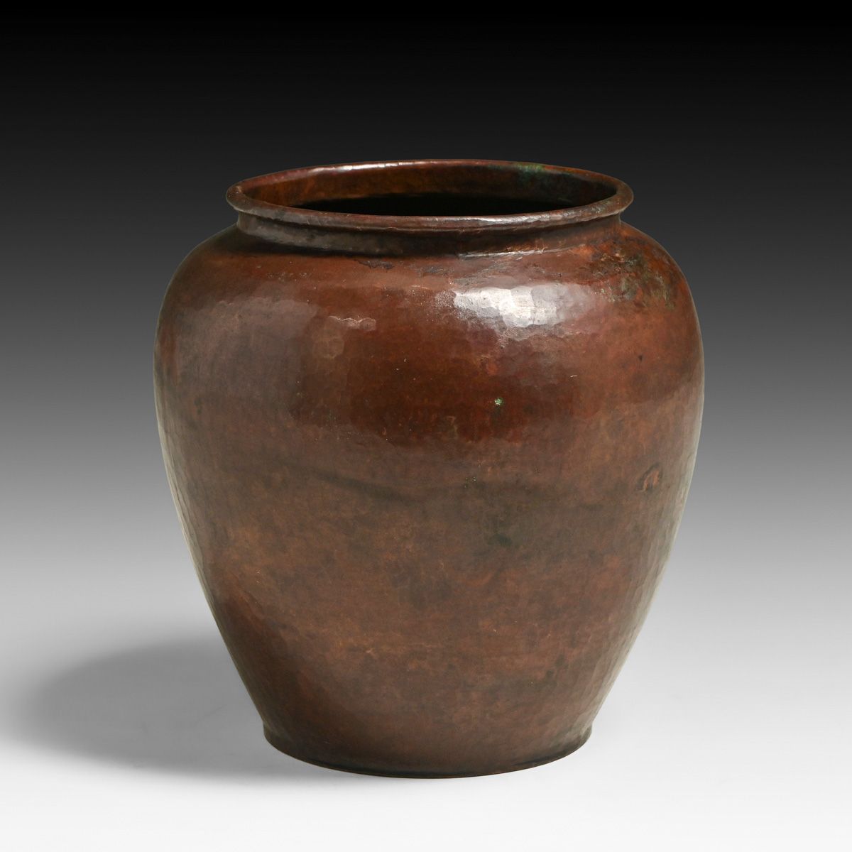 Early Dirk van Erp Hammered Copper Vase 1911-1912
