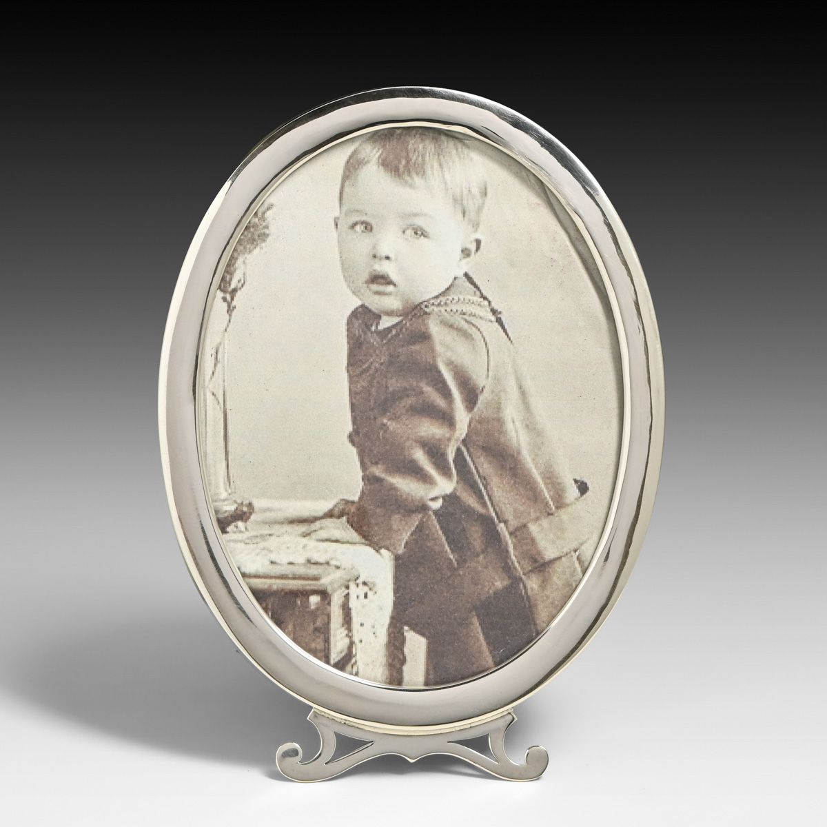 Henry Birks & Sons - Montreal Arts & Crafts Period Hand-Hammered Sterling Silver Frame c1910