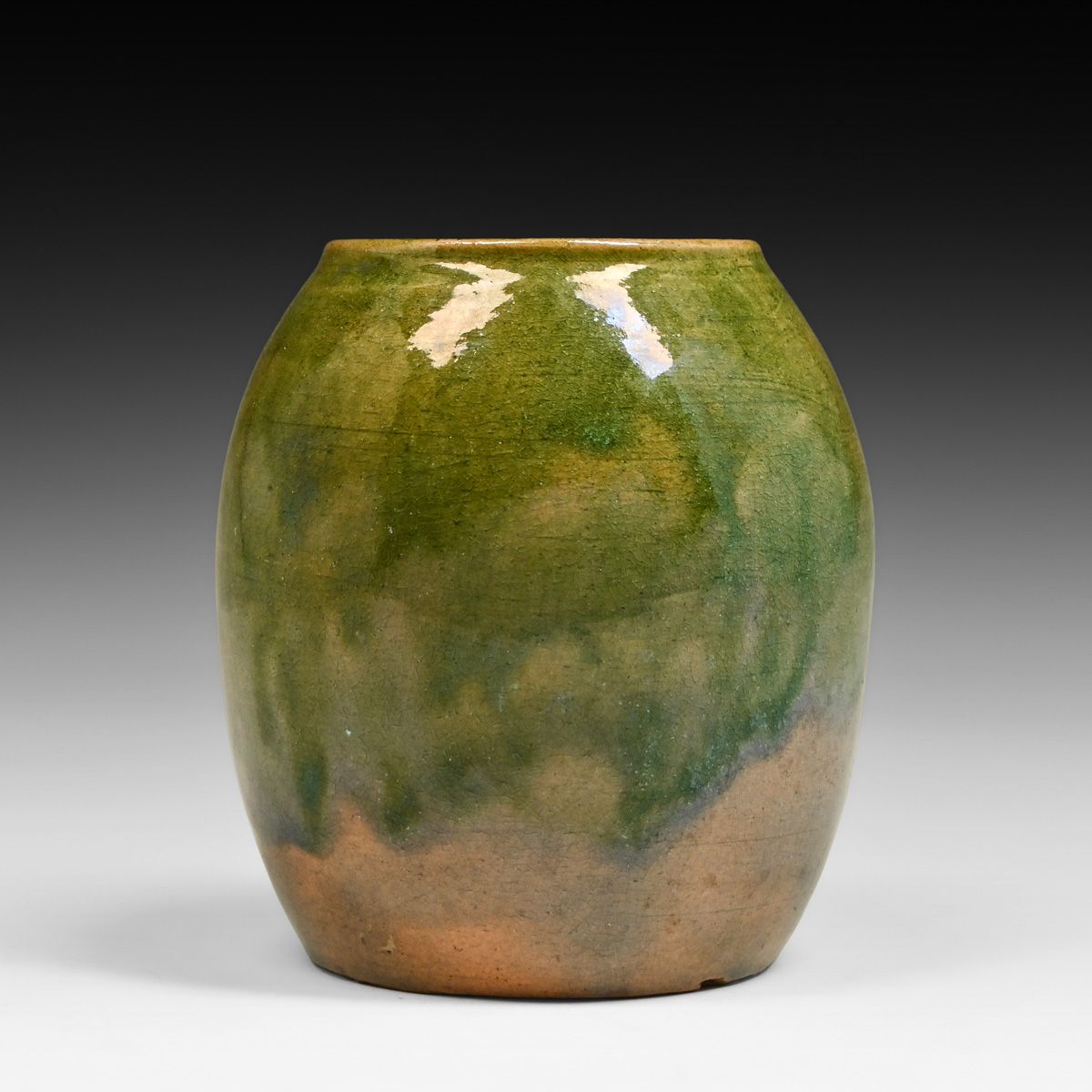 Minneapolis Handicraft Guild Drip Glaze Vase c1904-1918