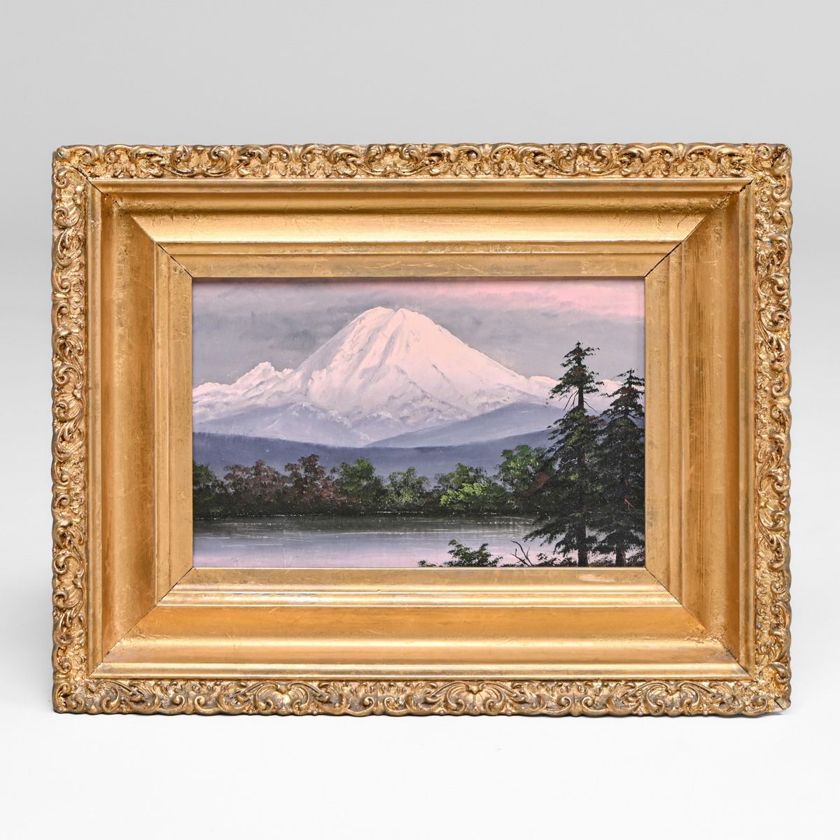 Elizabeth Parrott Pond (1849-1936) Seattle, WA Painting: Mount Rainier c1900s