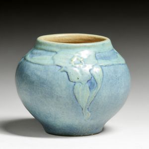 Small Newcomb College Sadie Irvine Decorated Vase 1919