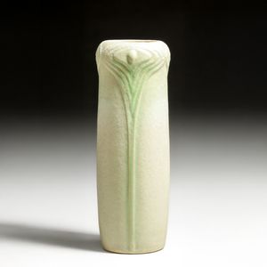 Early Van Briggle #62 Peacock Feather Vase 1903