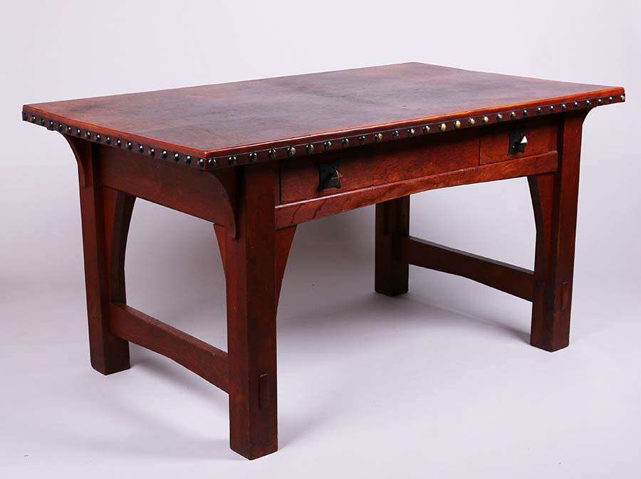 Early-Gustav-stickley-Library-Table-3