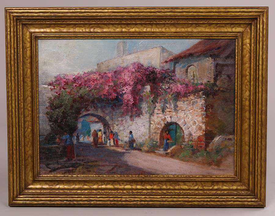 Arthur Best Attributed Painting Of A Southwest Or