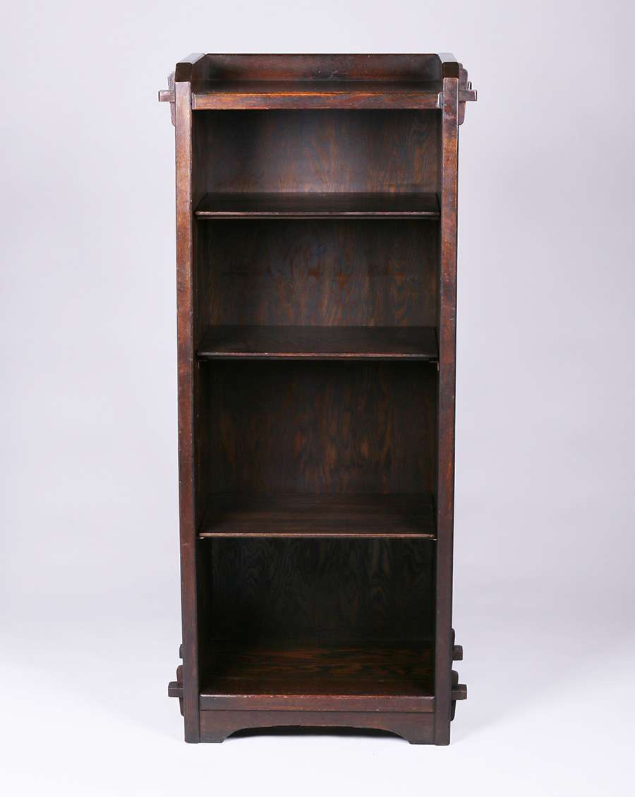 MissionOakNarrowOpenBookcase1