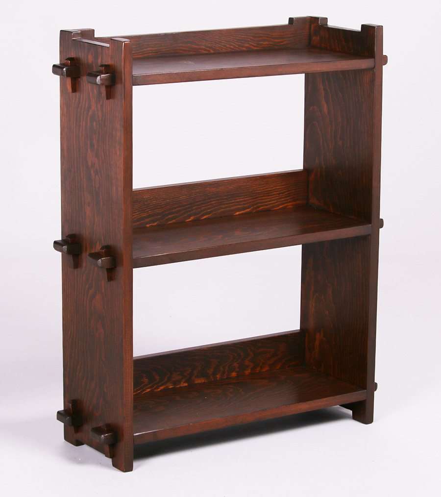 California Arts Crafts Douglas Fir Bookshelf C1910 1915