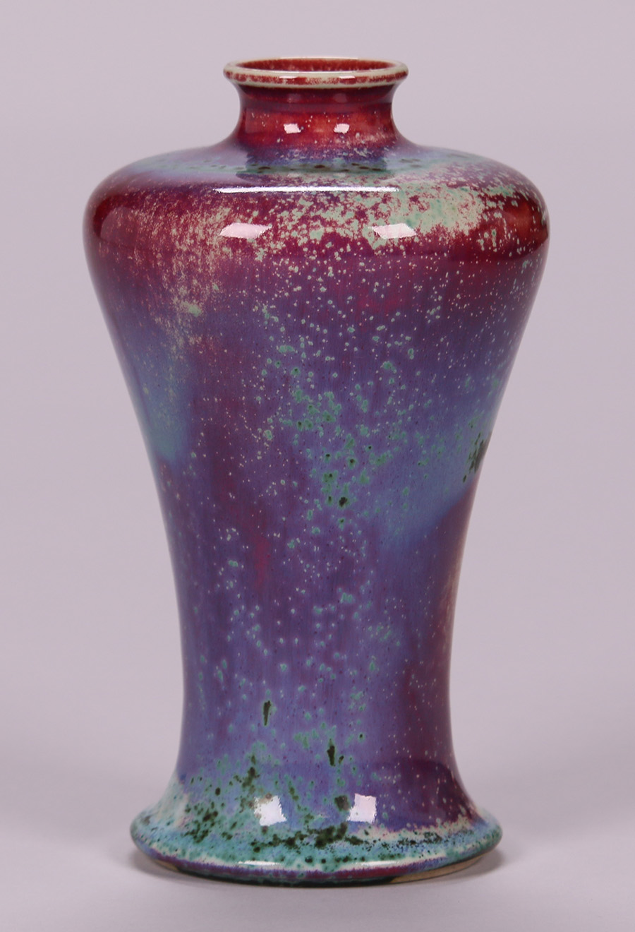 Ruskin Pottery Vase with Sang de Boeuf Glaze c1910 | California