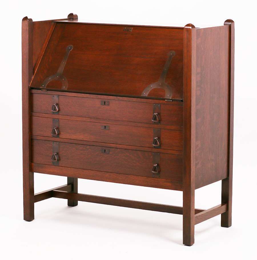 Limbert Dropfront Desk With Strap Hinges California Historical
