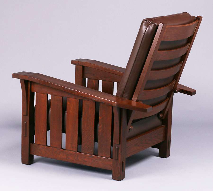 Gustav Stickley 369 Bentarm Morris Chair California Historical Design