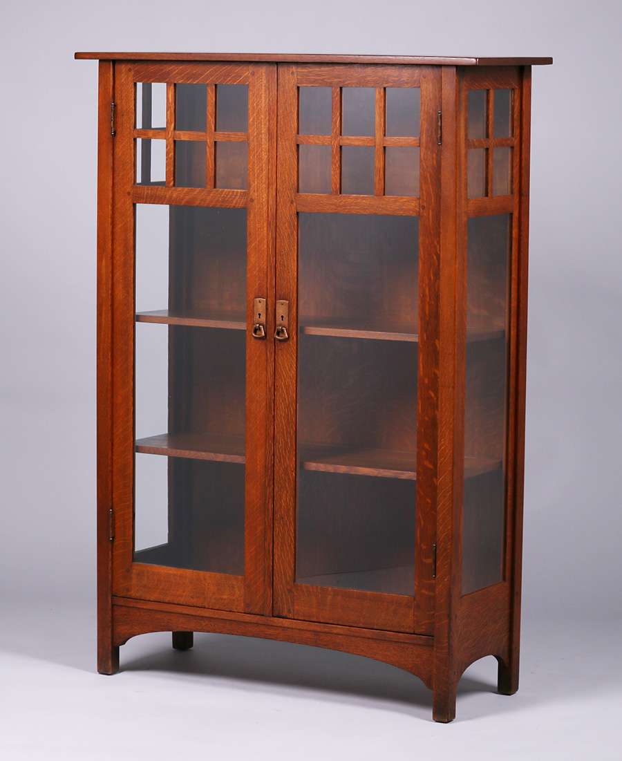 L Jg Stickley Two Door China Cabinet California Historical Design