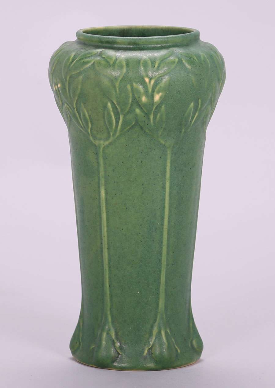 Roseville Chloron Matte Green Vase | California Historical  