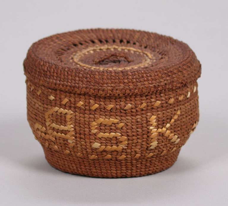Native American "Alaska" Basket c19001920 California Historical Design