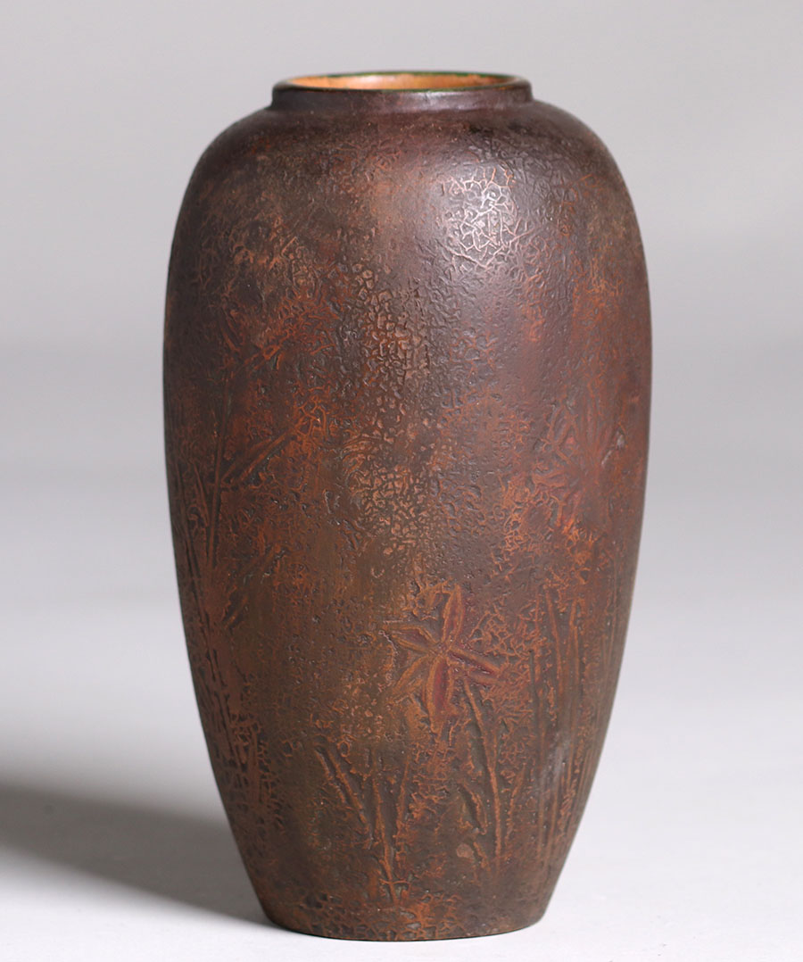 Markham Pottery Arabesque Vase c19051912 Ann Arbor, MI California Historical Design