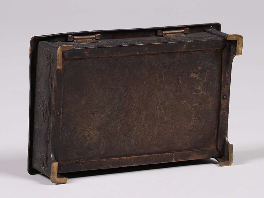 Talwin Morris Hammered Brass Box Glasgow c1905 | California Historical ...