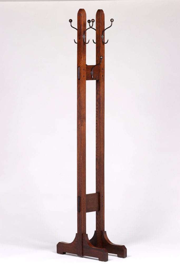 Charles Stickley Double Coatrack c1907-1910 | California Historical Design