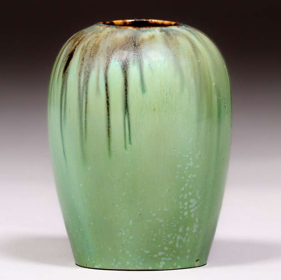 Early Fulper Vasekraft “First Fifteen” Small Ovoid Vase c1910 ...