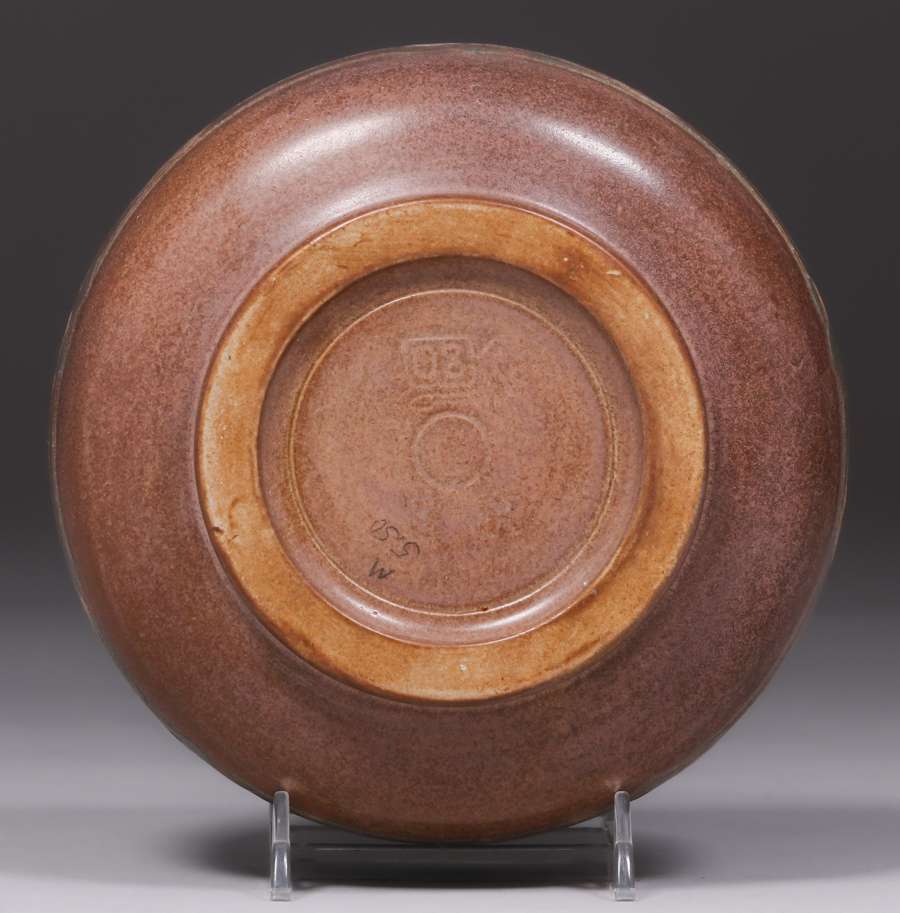 Elizabeth & Hannah Overbeck Pottery Carved Bowl c1920s California