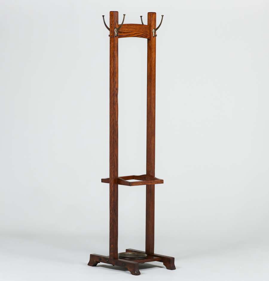 Grand Rapids Double Coatrack c1910 | California Historical Design