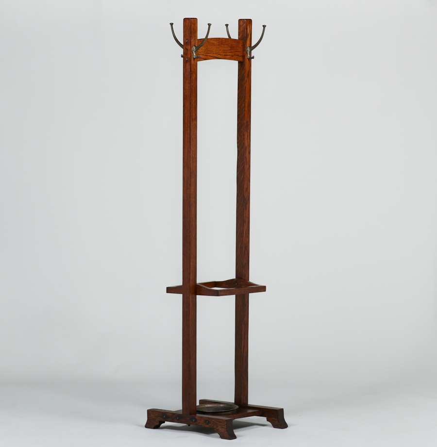 Grand Rapids Double Coatrack c1910 | California Historical Design