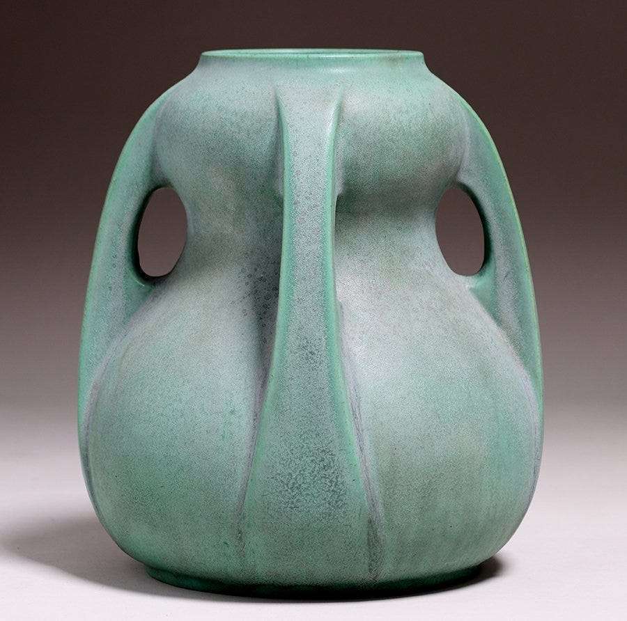Favorite Decor Store Teco Pottery by Satin Green 2 Buttress Feature Vase Decor Favorite Decor Store Teco Pottery by Satin Green 2 Buttress Feature Vase Decor