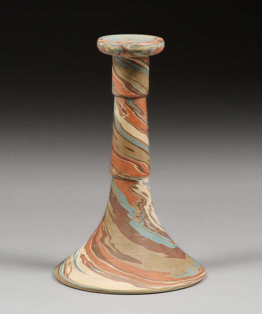 Niloak Pottery Candlestick
