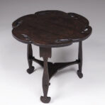 Charles Rohlfs Hand-Carved Oak Taboret c1900