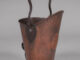 Gustav Stickley #350 Hammered Copper & Iron Coal Scuttle c1910