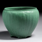 Weller Pottery Matte Green Jardiniere c1910