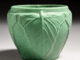 Weller Pottery Matte Green Leaves Jardiniere c1910