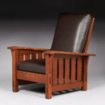 Gustav Stickley 369 Slatted Bentarm Morris Chair C1912 1915
