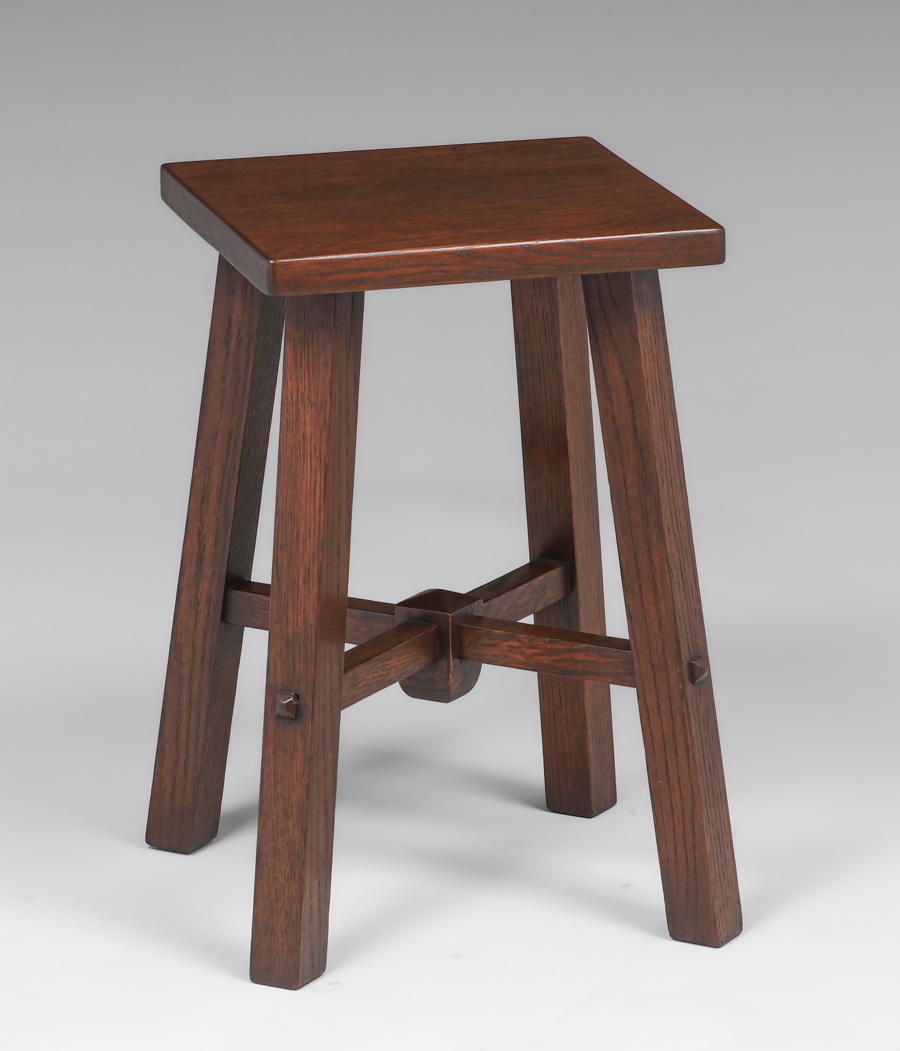 Stickley Brothers Square Tabouret Stickley Brothers Square Tabouret