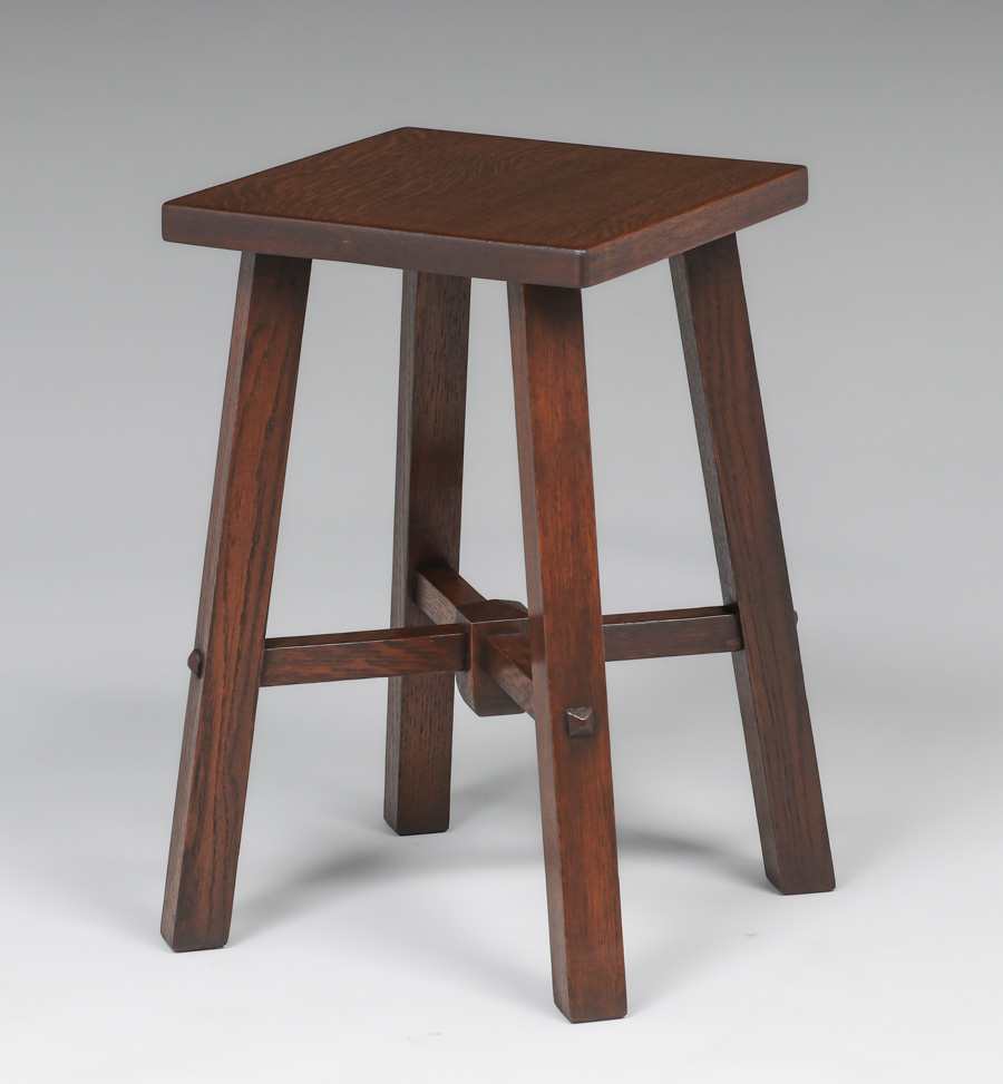 Stickley Brothers Square Tabouret Stickley Brothers Square Tabouret
